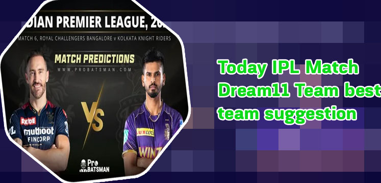 Dream team for today ipl match
